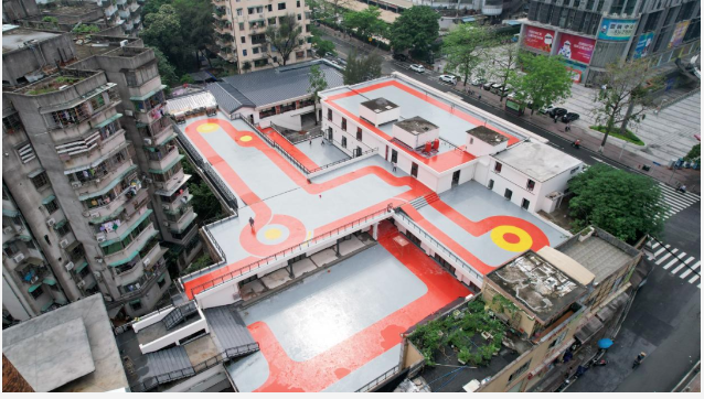 展翅翱翔，鳥瞰最美文體園